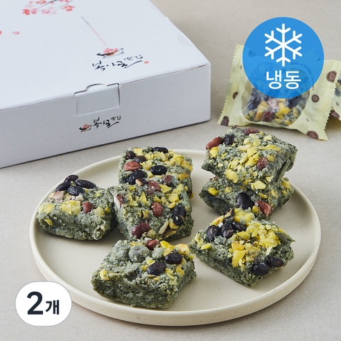 수라당 [로켓프레시] 쑥 버무리 설기 (냉동), 50g, 12개입, 2개
