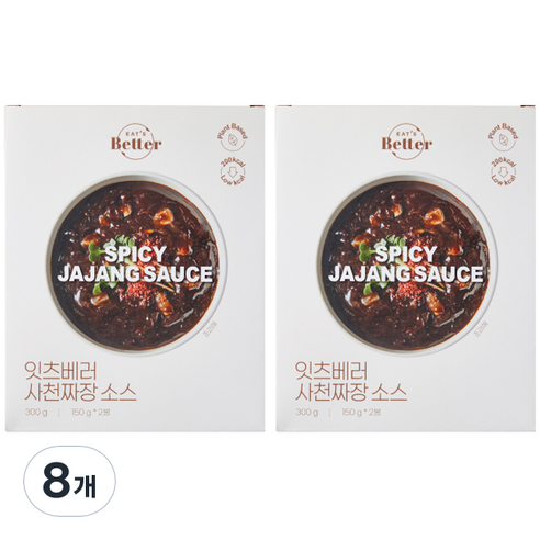 잇츠베러 사천짜장 소스, 150g, 8개