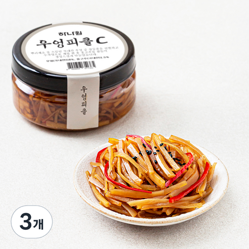 하나원 우엉피클 C, 180g, 3개