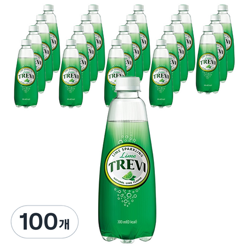 트레비 라임 탄산수 펫, 300ml, 100개