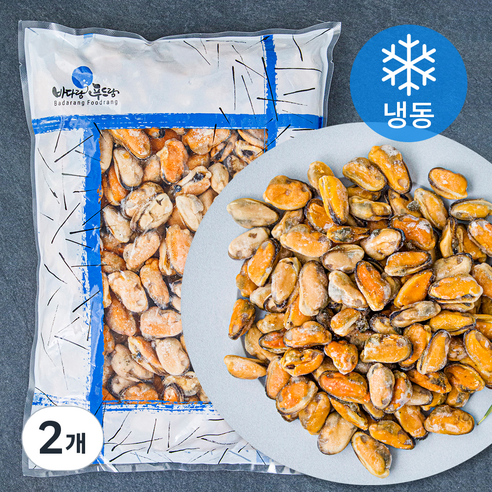 더더착한 칠레산 자숙 홍합살 (냉동), 1kg, 2개