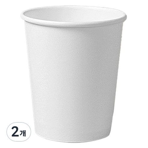 보니팩 고평량 테이크아웃 무인쇄 종이컵 300ml, 2개, 100개입