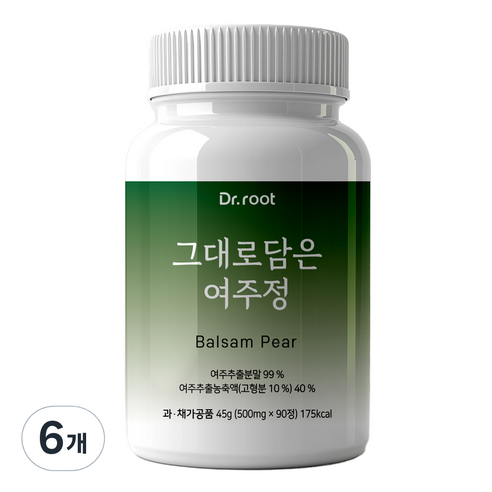 닥터루트 그대로담은 여주정 90정, 6개, 45g
