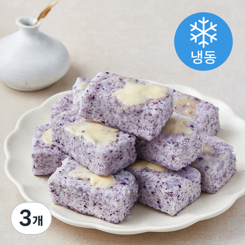 착한떡 블루베리치즈설기 (냉동), 45g, 3개, 10개입