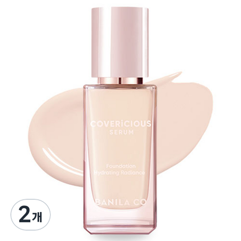 바닐라코 커버리셔스 세럼 파운데이션 SPF38 PA++ 30ml, 라이트, 2개