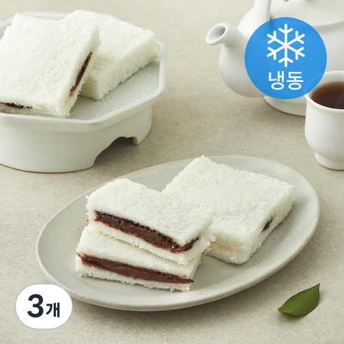 착한떡 백미샌드 초코잼 (냉동), 100g, 4개입, 3개