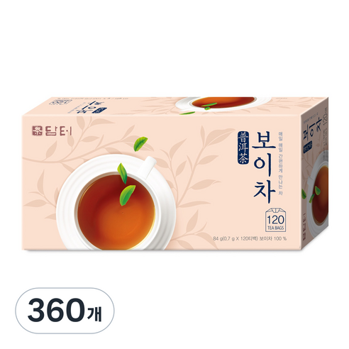 담터 보이차, 0.7g, 120개입, 3개