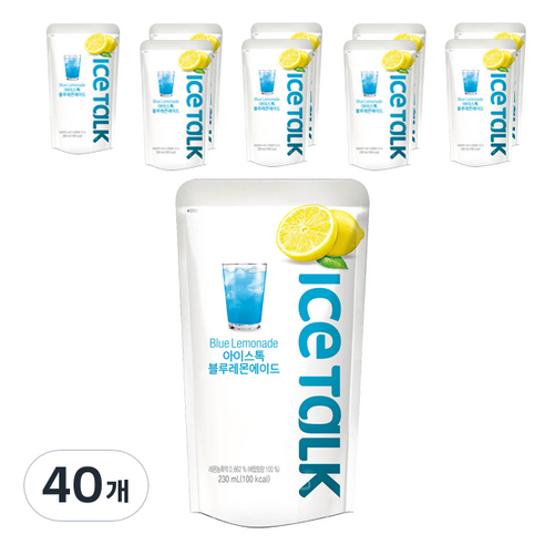 아이스톡 블루레몬 에이드, 230ml, 40개