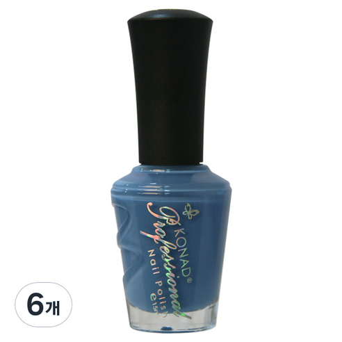 코나드 프로페셔널 레귤러 네일 폴리쉬 15ml, 크림블루, 6개