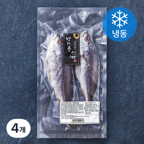다미원 반건조 통 가이석태 2미 (냉동), 320g, 4개