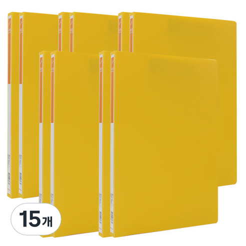 드림 PP 레버화일 A4 2p, 노랑, 15개