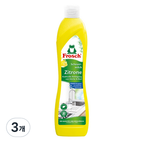 프로쉬 독일 레몬 다목적 인덕션 세정제, 500ml, 3개