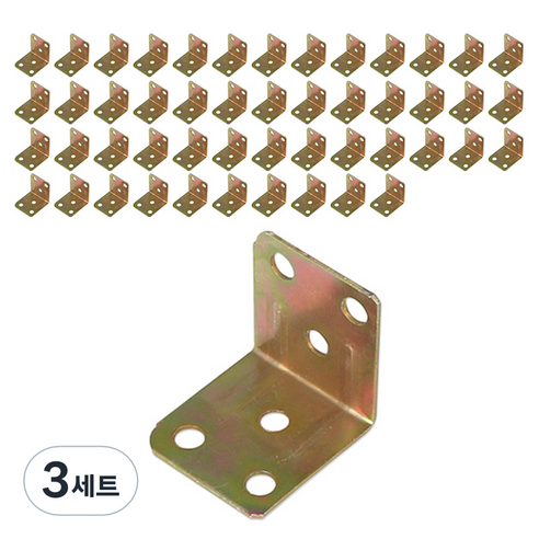 모네스페스 24번 합금 꺽쇠, 30 x 28 x 1 mm, 3세트