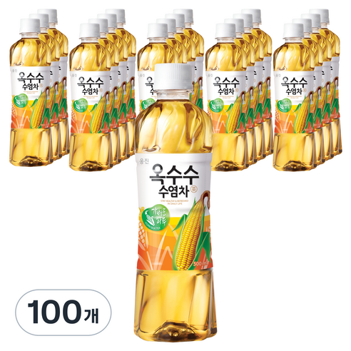웅진 옥수수수염차 음료, 500ml, 100개