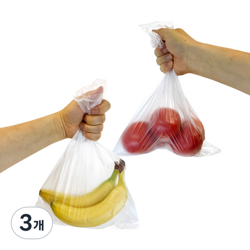 바로엔 투명 속지 봉투 2호 중, 3개