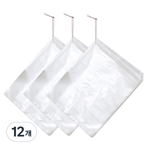 베로나 걸어쓰는 위생 비닐 막지 야채 봉투 미니 18cm x 23cm, 미니(XS), 100개입, 12개