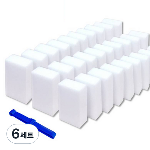 해피세일 바스프 매직블럭 30p + 집게 세트, 6세트