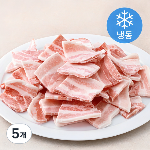 동원 옛날 삼겹살 (냉동), 1kg, 5개