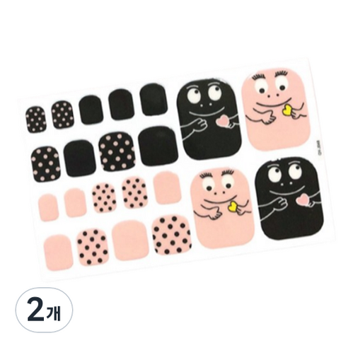 블루코지 느낌 좋은 이쁜 패디팁 스티커, 2개, Type 15