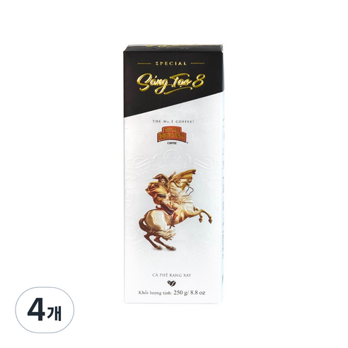 쭝웬레전드 G7 상타오 8 분쇄커피, 핸드드립, 250g, 4개