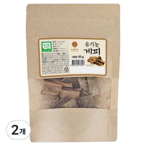 몸애조화 유기농 계피, 50g, 2개