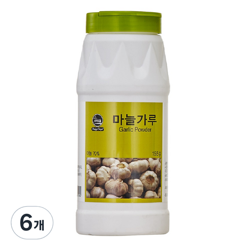 초야식품 마늘가루, 155g, 6개