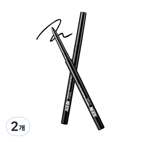 머지 더 퍼스트 슬림 젤 아이라이너 0.05g, GS1 BLACK ONYX 블랙 오닉스, 2개