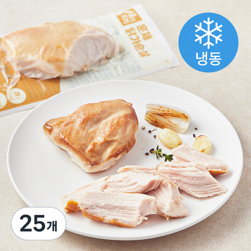 육식토끼 훈제 닭가슴살 (냉동), 100g, 25개, 1개입