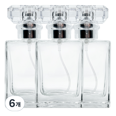 메이브라운 스프레이 향수공병 30ml, 6개, 투명