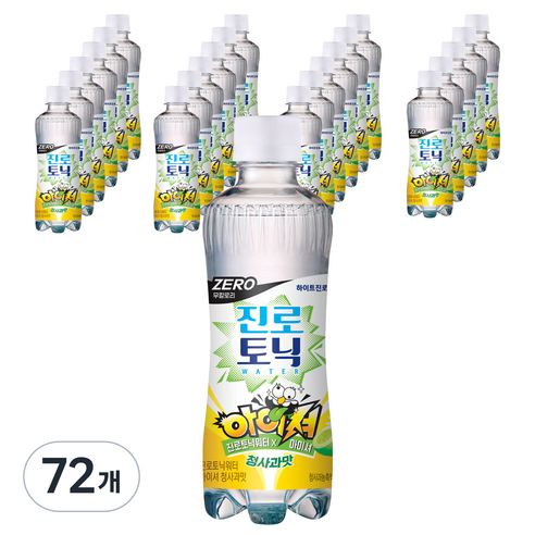 하이트진로 토닉워터 아이셔 청사과맛, 300ml, 72개