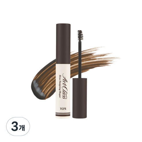투쿨포스쿨 아트클래스 브로우 디자이닝 쉐이퍼 4ml, 3개, 2호 다크 브라운