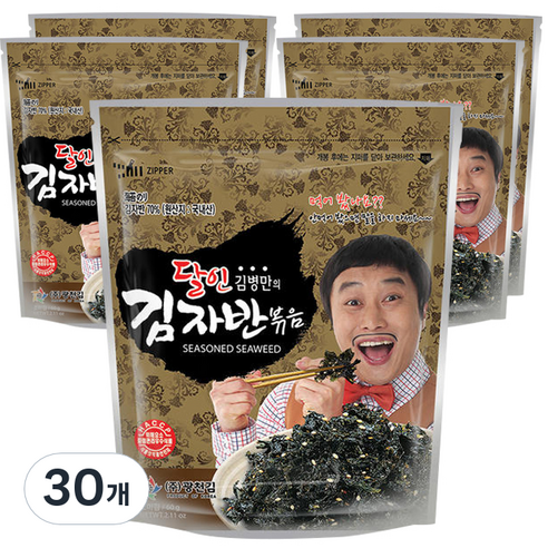 달인 김병만의 김자반 볶음, 60g, 30개