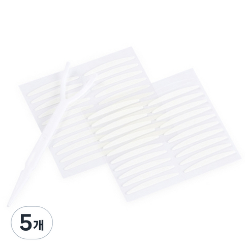 더페이스샵 FMGT 데일리 뷰티툴즈 양면 쌍꺼풀 테이프, 혼합색상, 5개
