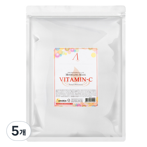 안스킨 오리지날 비타민 C 모델링팩 1kg, 1개입, 5개