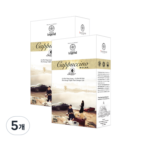 G7 카푸치노 모카 커피믹스 내수용, 24개입, 5개