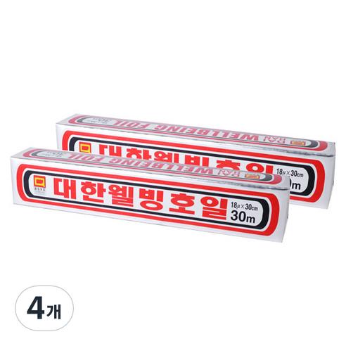 대한웰빙 호일 18마이크로, 4개