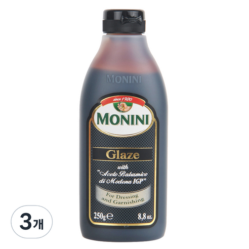 모니니 아세토 발사믹 글레이즈, 250g, 3개