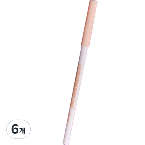 블랙루즈 아이 디자이닝 펜슬 라이너 0.5g, PL202 허니트윙클, 6개