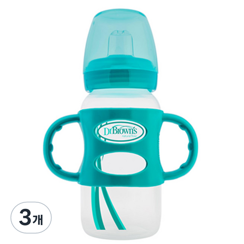 닥터브라운 SIPPY 와이드넥 스파우트컵 270ml, 민트, 3개
