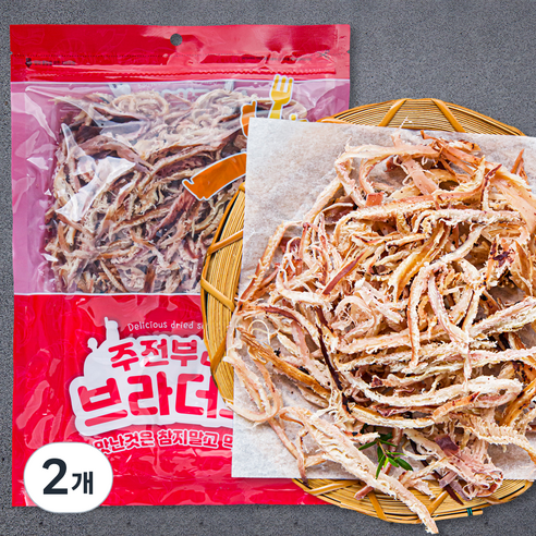 주전부리 브라더스 숯불구이맛 오징어, 300g, 2개