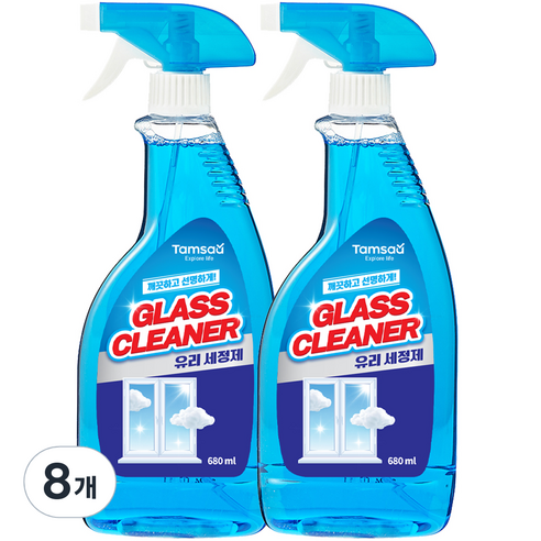 탐사 유리 세정제, 680ml, 8개