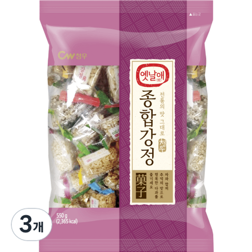 청우 종합강정, 550g, 3개