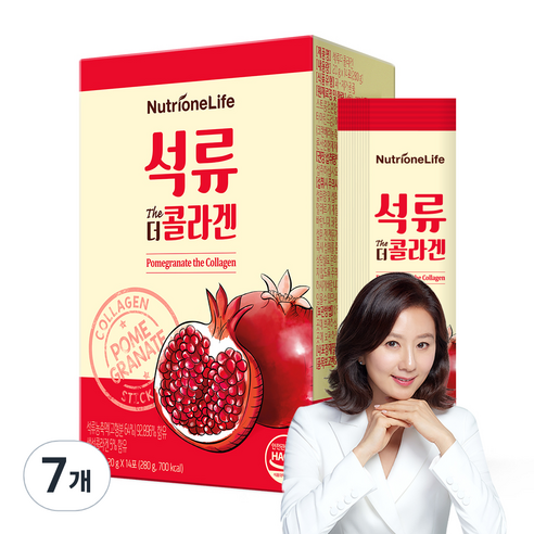 뉴트리원 석류 더 콜라겐 14p, 280g, 7개