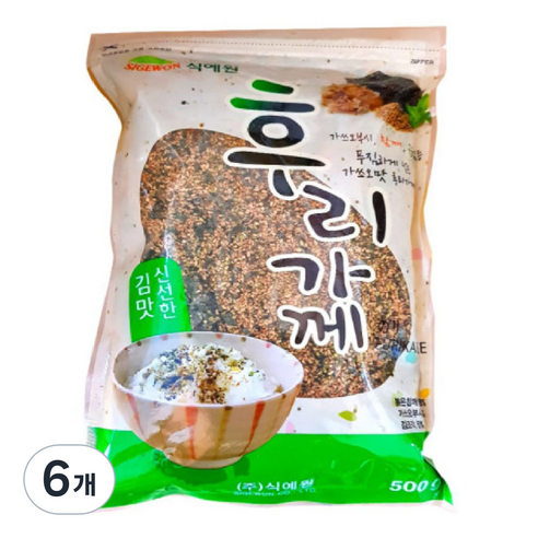 식예원 김맛 후리가께, 500g, 6개