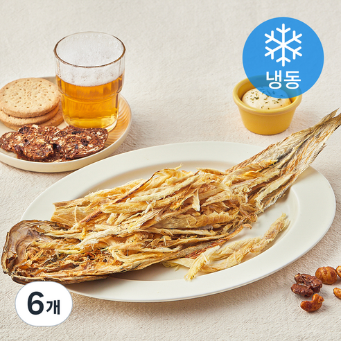 주안상점 손질먹태 (냉동), 6개, 90g