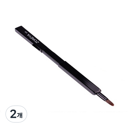 고쿠리 메이크업 립라이너, 블랙, 2개