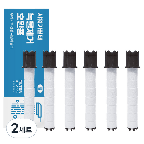필터클래스 바디럽 퓨어썸 베이직 샤워기 호환 개별포장 필터 x 6p 세트, 12개, 무향