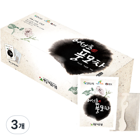 박달재한방웰빙식품 어성초풍모 티백차, 1g, 50개입, 3개