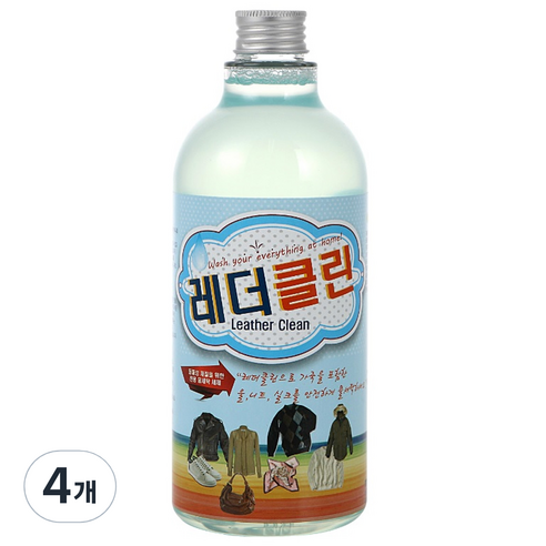 레더클린 액상세제, 500ml, 4개