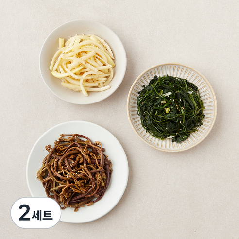 강남밥상 모둠 삼색나물 세트 270g, 2세트